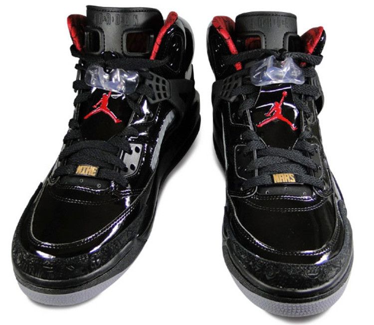 Air Jordan Spizike Stealth / Black Patent