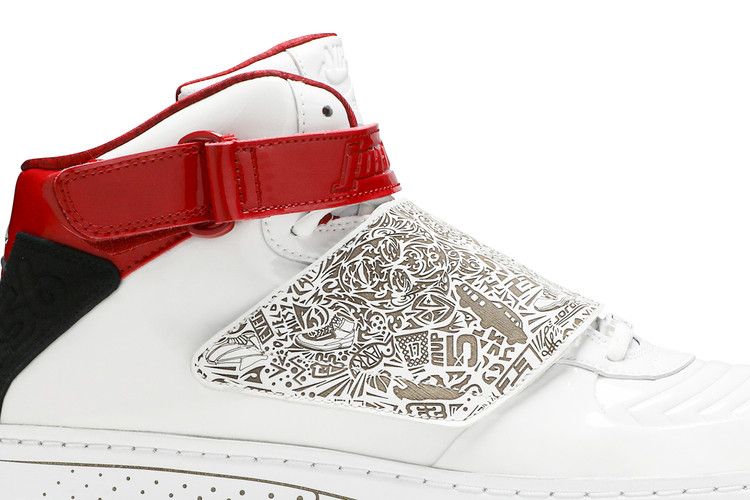 Air Jordan AJF 20 White Black Red