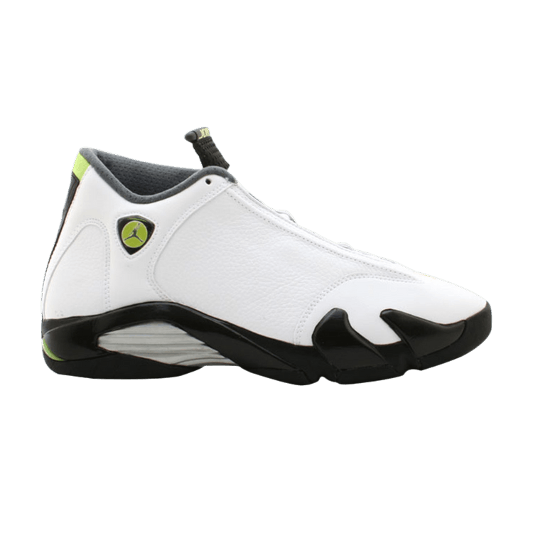 Air Jordan 14 Retro White Chartreuse