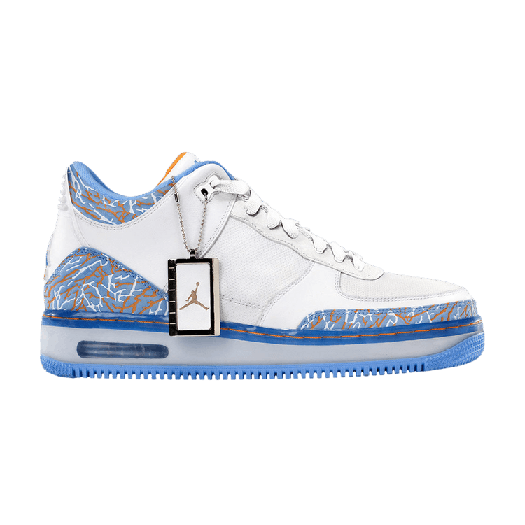 Air Jordan AJF 3 White University Blue Sunset