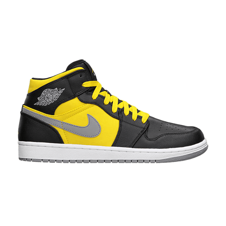 Air Jordan 1 Phat Mid Black Speed Yellow