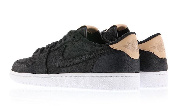 Air Jordan 1 Retro Low OG Black Vachetta
