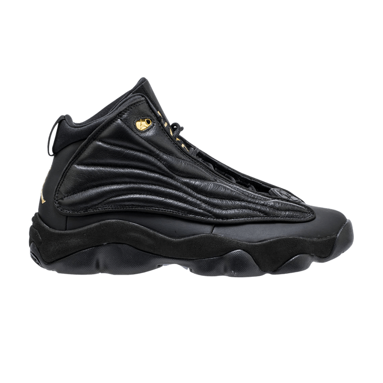 Air Jordan Pro Strong Black Metallic Gold