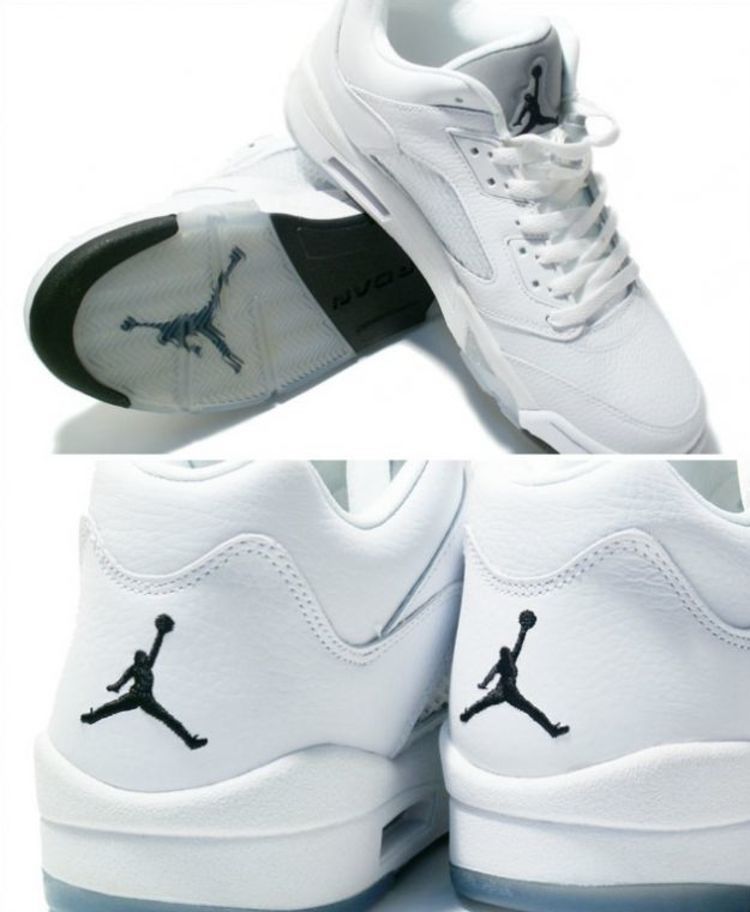 Air Jordan 5 Retro Low Metallic White (Women's)