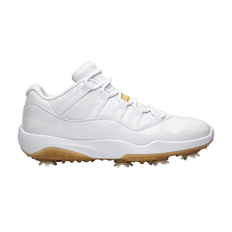 Air Jordan 11 Retro Low Golf White Metallic Gold