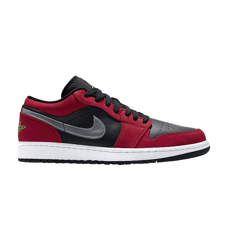 Air Jordan 1 Low Black Green Pulse Gym Red