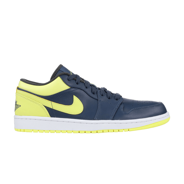 Air Jordan 1 Low Squadon Blue Electric Yellow