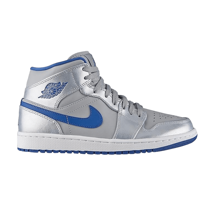 Air Jordan 1 Mid Wolf Grey Sport Blue