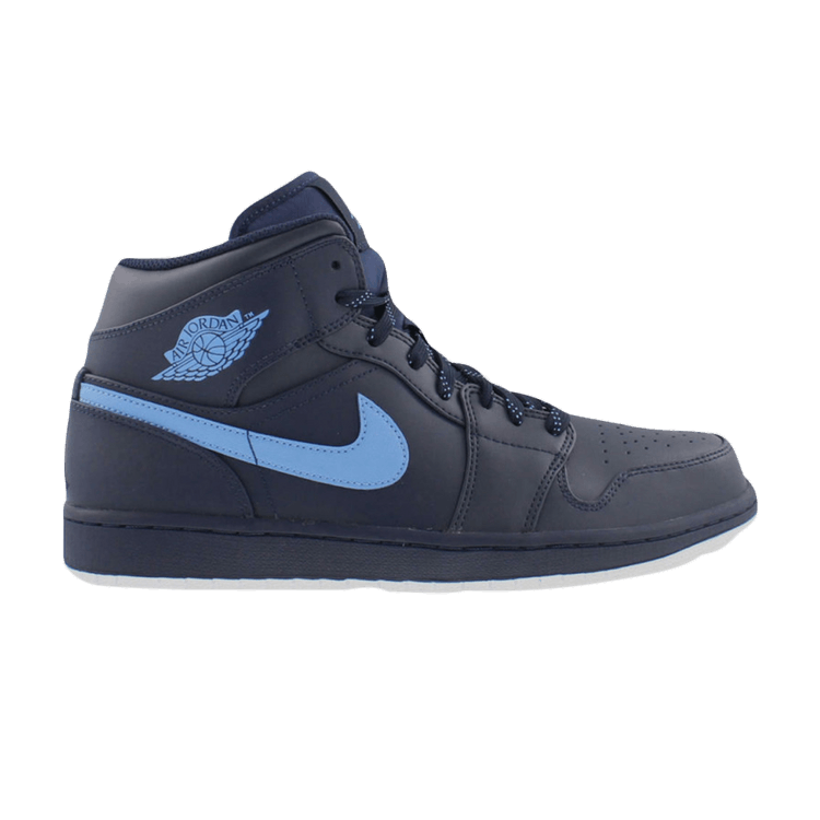 Air Jordan 1 Retro Mid Obsidian University Blue