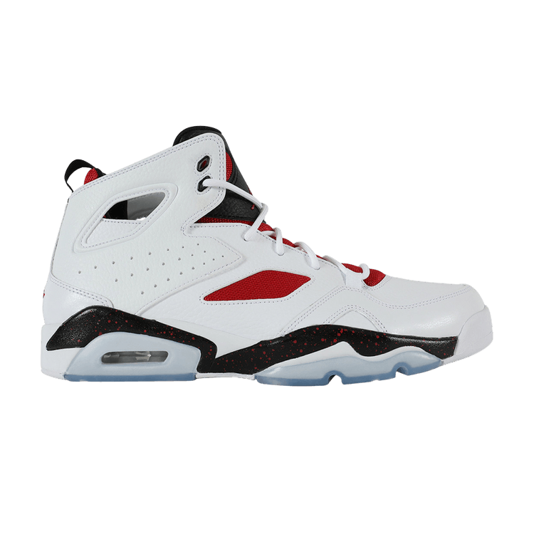 Air Jordan Flightclub 91 White Black Gym Red