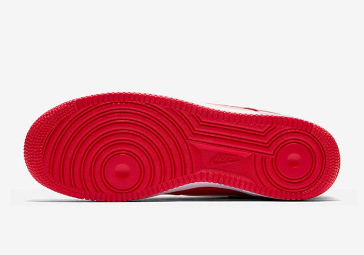 Nike Air Force 1 University Red/White-White
