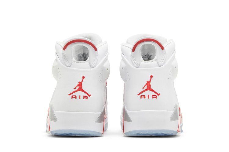 Air Jordan 6-17-23 White Red