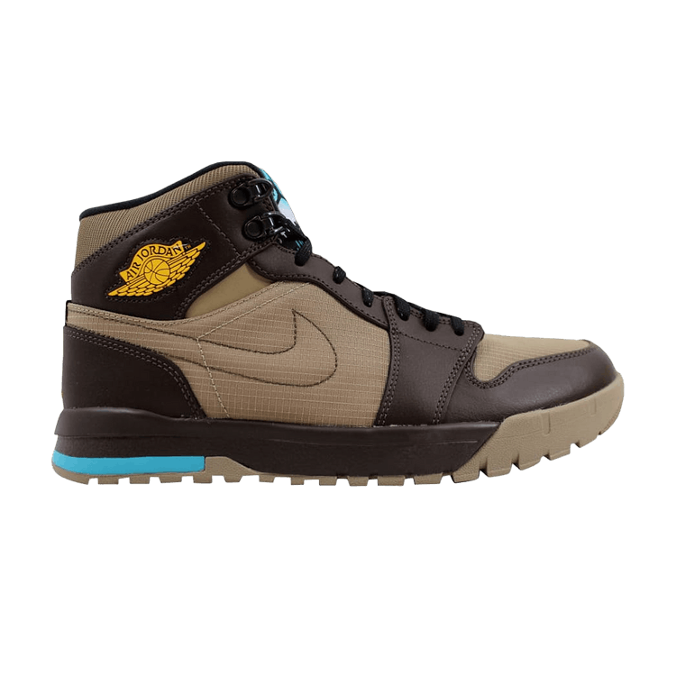Air Jordan 1 Trek Khaki Varsity Maize Baroque Brown