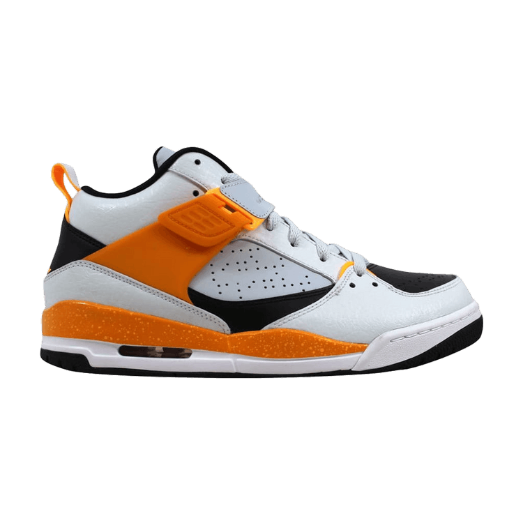 Air Jordan Flight 45 Pure Platinum Atomic Mango White Kumquat
