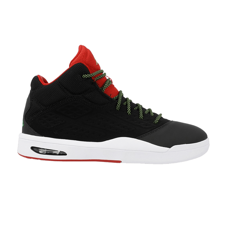 Air Jordan New School Black/Green Pulse-Gym Red-White
