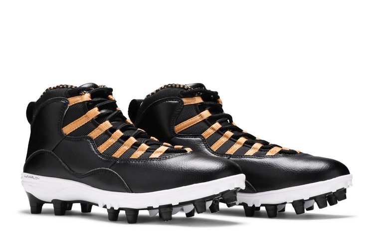Air Jordan 10 TD Mid Black Metallic Gold