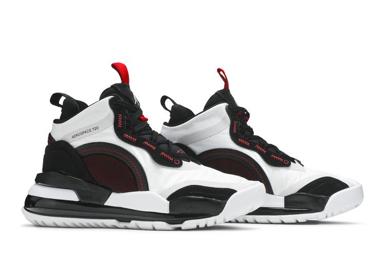 Air Jordan Aerospace 720 White Gym Red Black