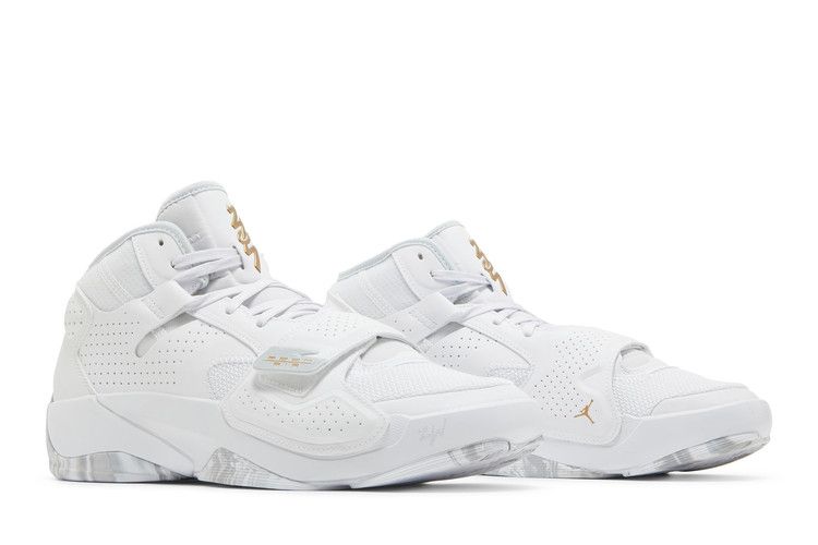 Air Jordan Zion 2 White Metallic Gold