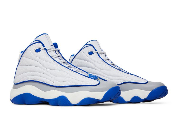 Air Jordan Pro Strong White Royal Grey