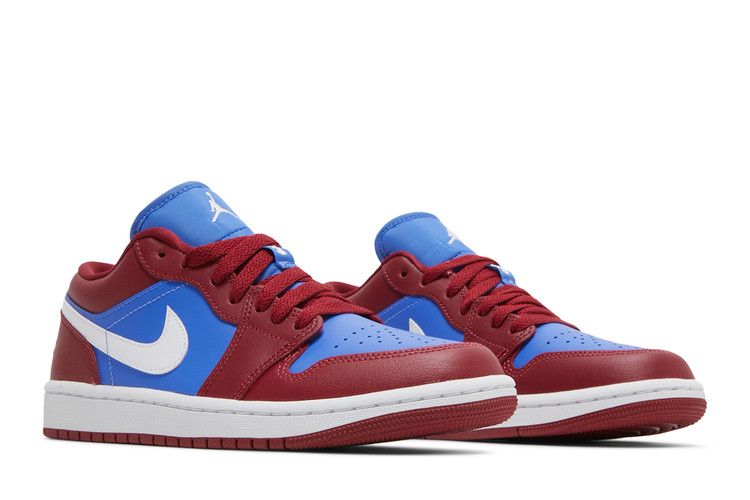 Air Jordan 1 Low Pomegranate Medium Blue (Women's)