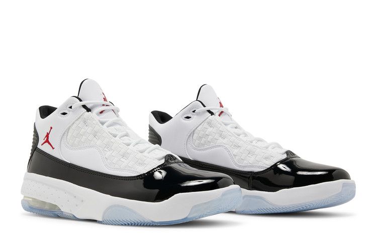 Air Jordan Max Aura 2 White Black Gym Red