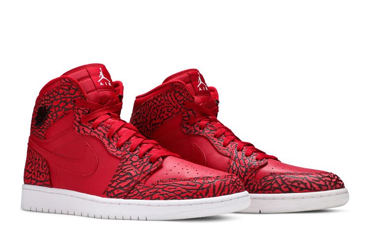 Air Jordan 1 Retro Red Elephant Print