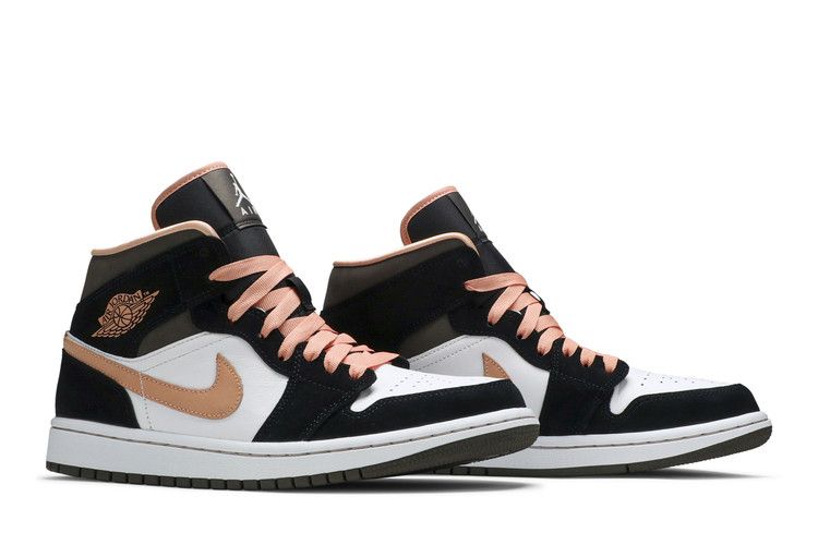 Air Jordan 1 Mid Peach Mocha (Women's)