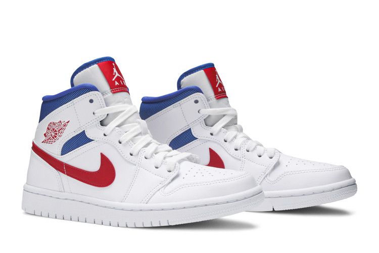 Air Jordan 1 Mid White Red Royal (Women's)