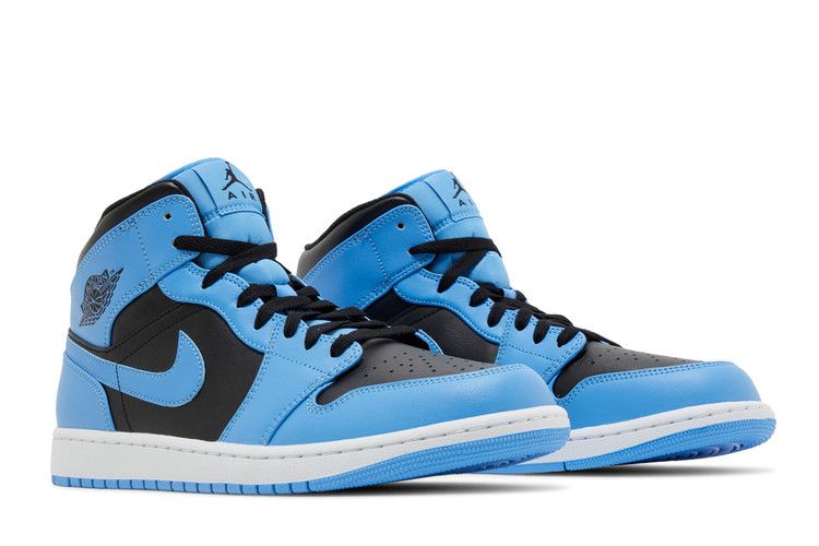 Air Jordan 1 Mid University Blue Black