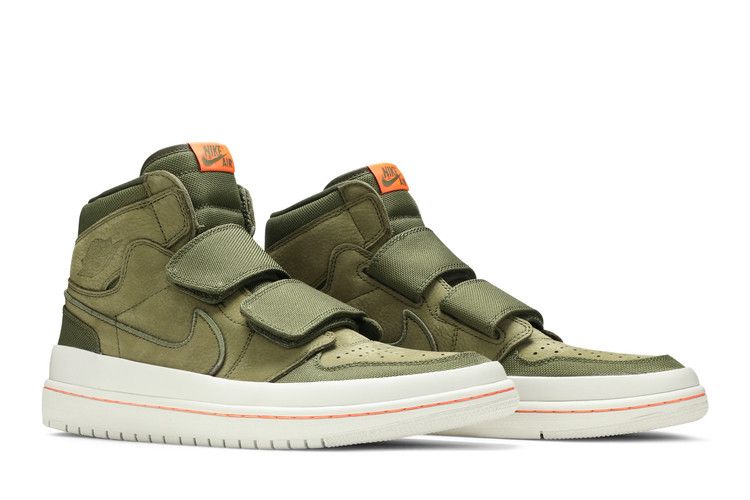 Air Jordan 1 Retro High Double Strap Olive Canvas