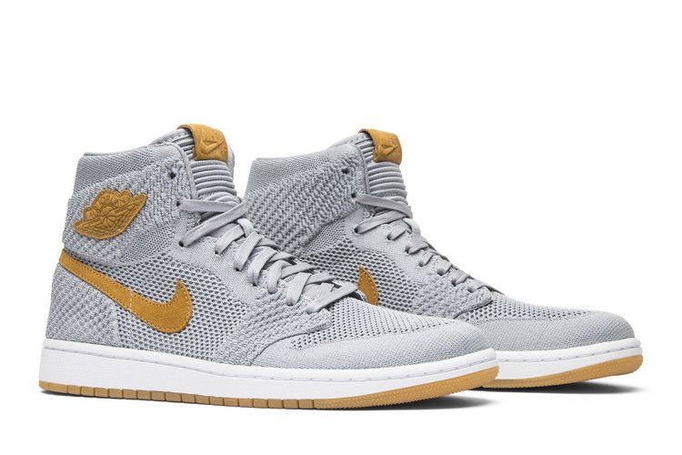 Air Jordan 1 Retro High Flyknit Wolf Grey
