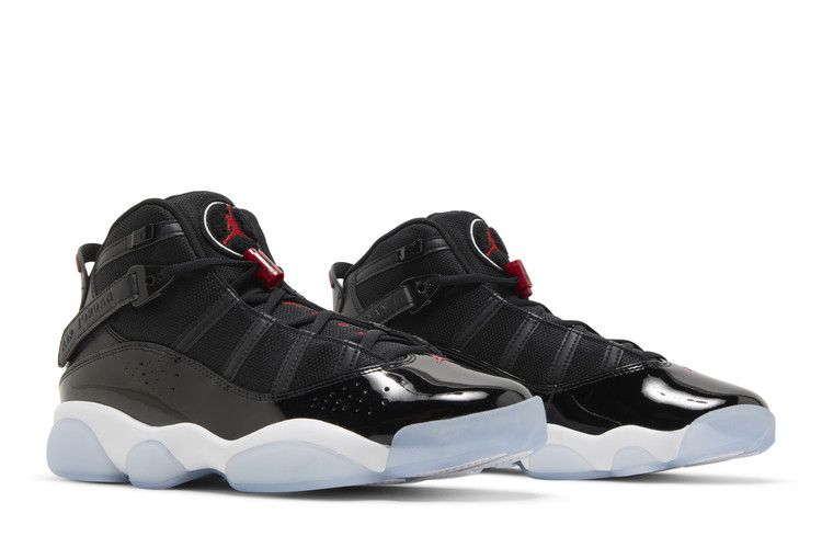 Air Jordan 6 Rings Black Gym Red