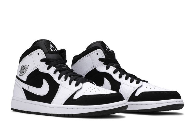 Air Jordan 1 Mid White Black