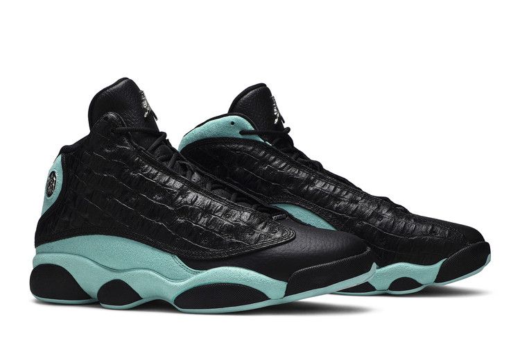 Air Jordan 13 Retro Black Island Green