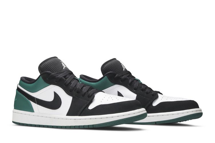 Air Jordan 1 Low White Black Mystic Green