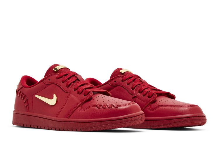 Air Jordan 1 Low Method of Make Gym Red Metallic Gold (Women's)