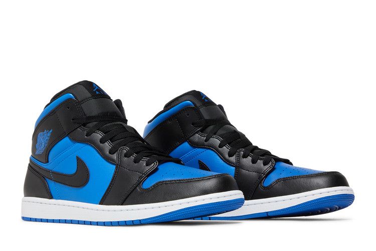 Air Jordan 1 Mid Black Royal Blue