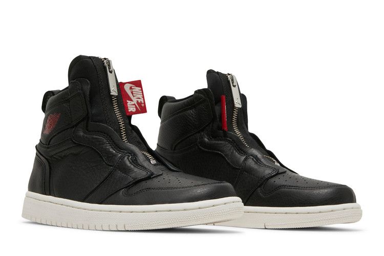 Air Jordan 1 Retro High Zip Black Gym Red Phantom (Women's)