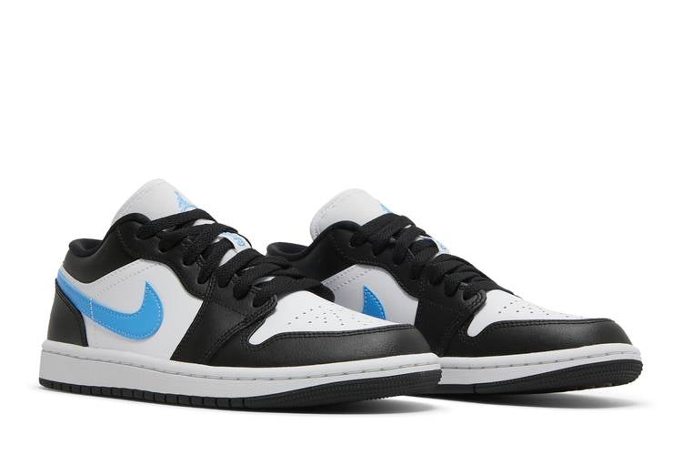 Air Jordan 1 Low Black University Blue White (Women's)