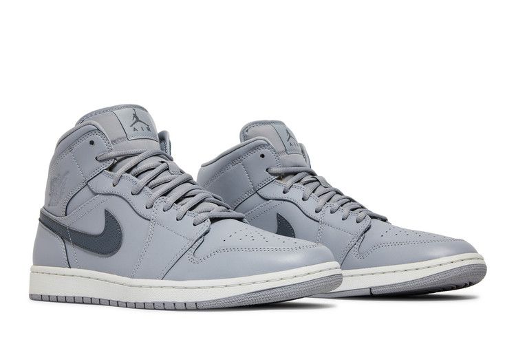 Air Jordan 1 Retro Mid Wolf Grey Cool Grey