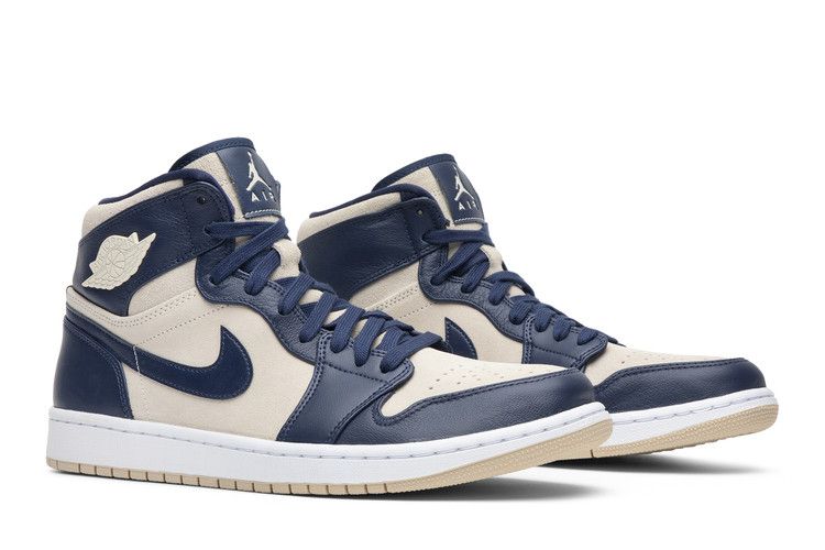 Air Jordan 1 Retro Premium Midnight Navy Light Cream (Women's)
