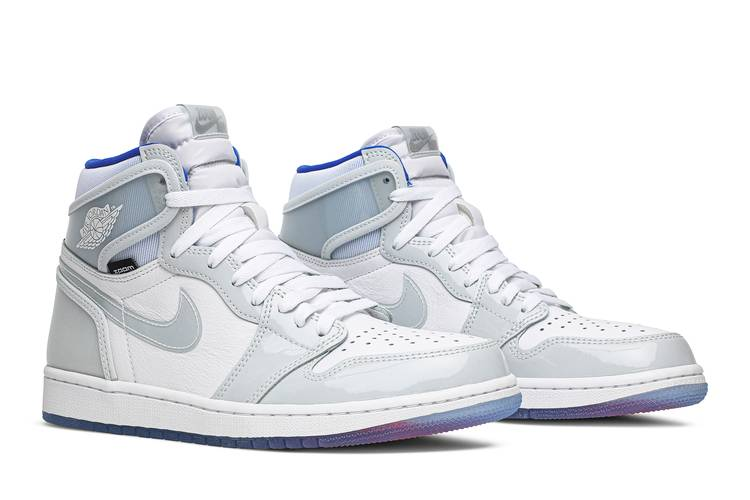 Air Jordan 1 Retro High Zoom White Racer Blue