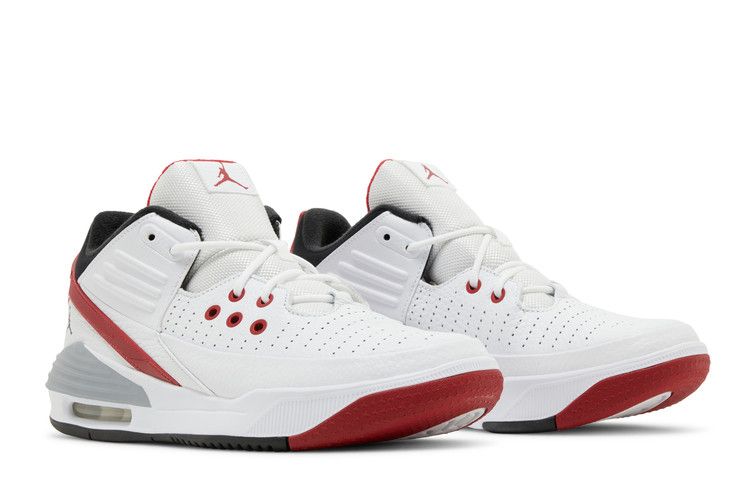Air Jordan Max Aura 5 White Varsity Red