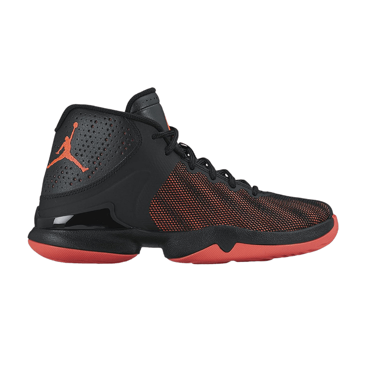 Air Jordan Super Fly 4 PO Black Infrared 23 Anthracite
