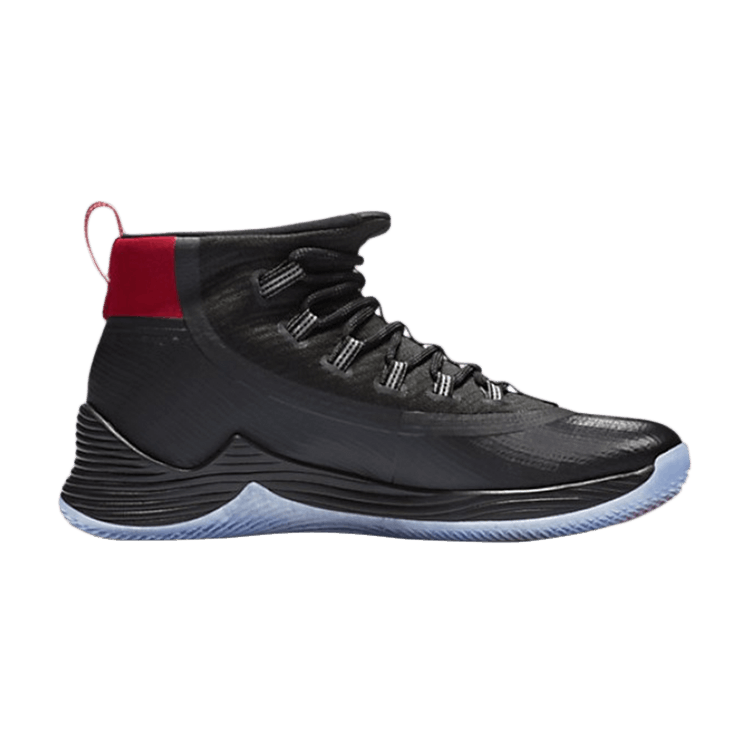 Air Jordan Ultra Fly 2 Black/Metallic Silver-Gym Red