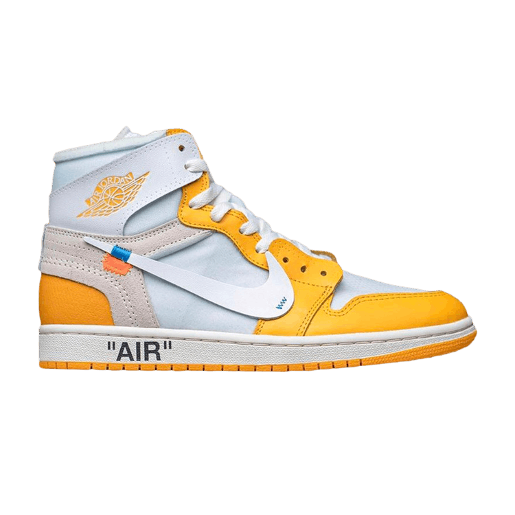 Air Jordan 1 Retro High Off-White Canary Yellow