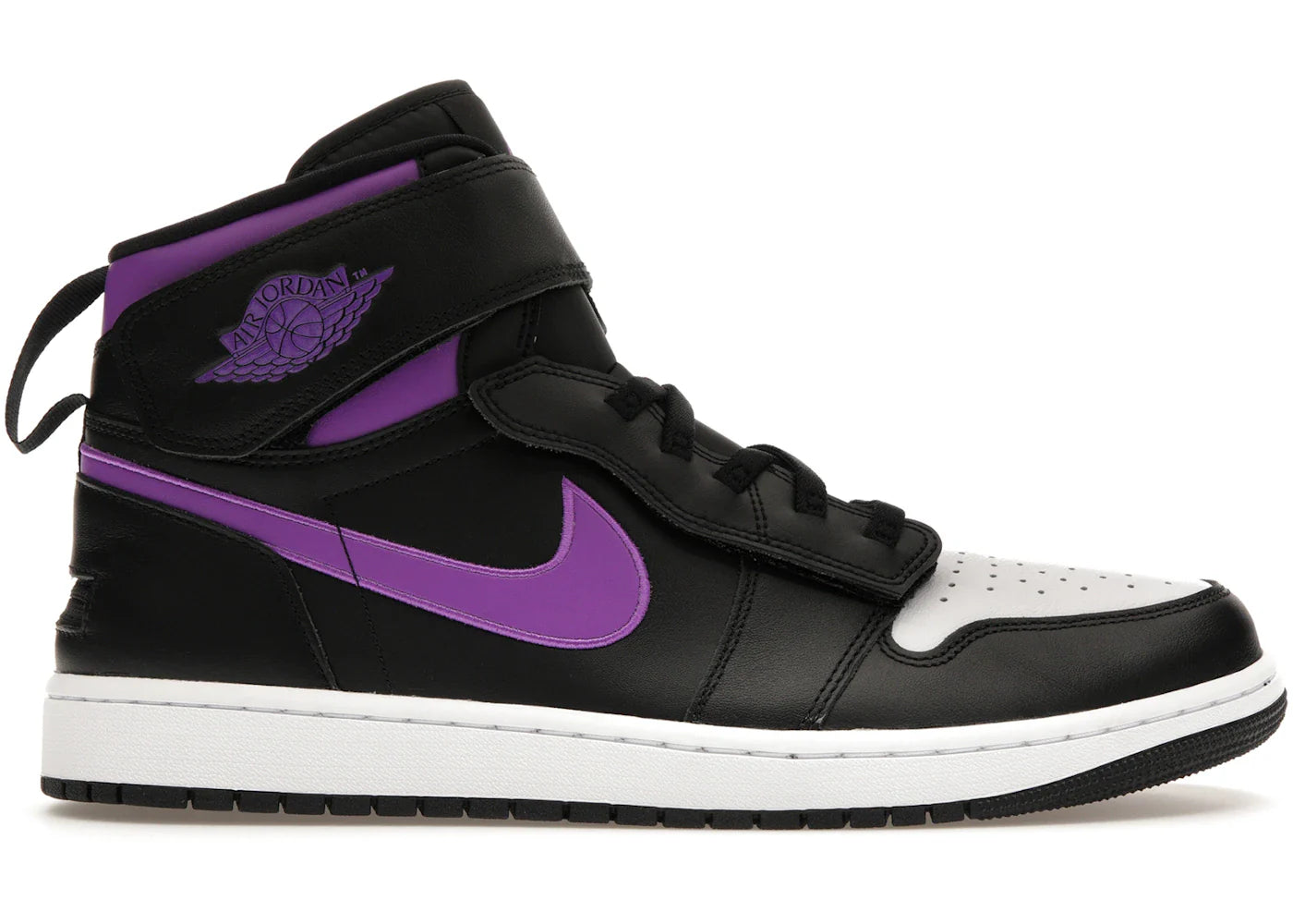 Air Jordan 1 High FlyEase Black Bright Violet