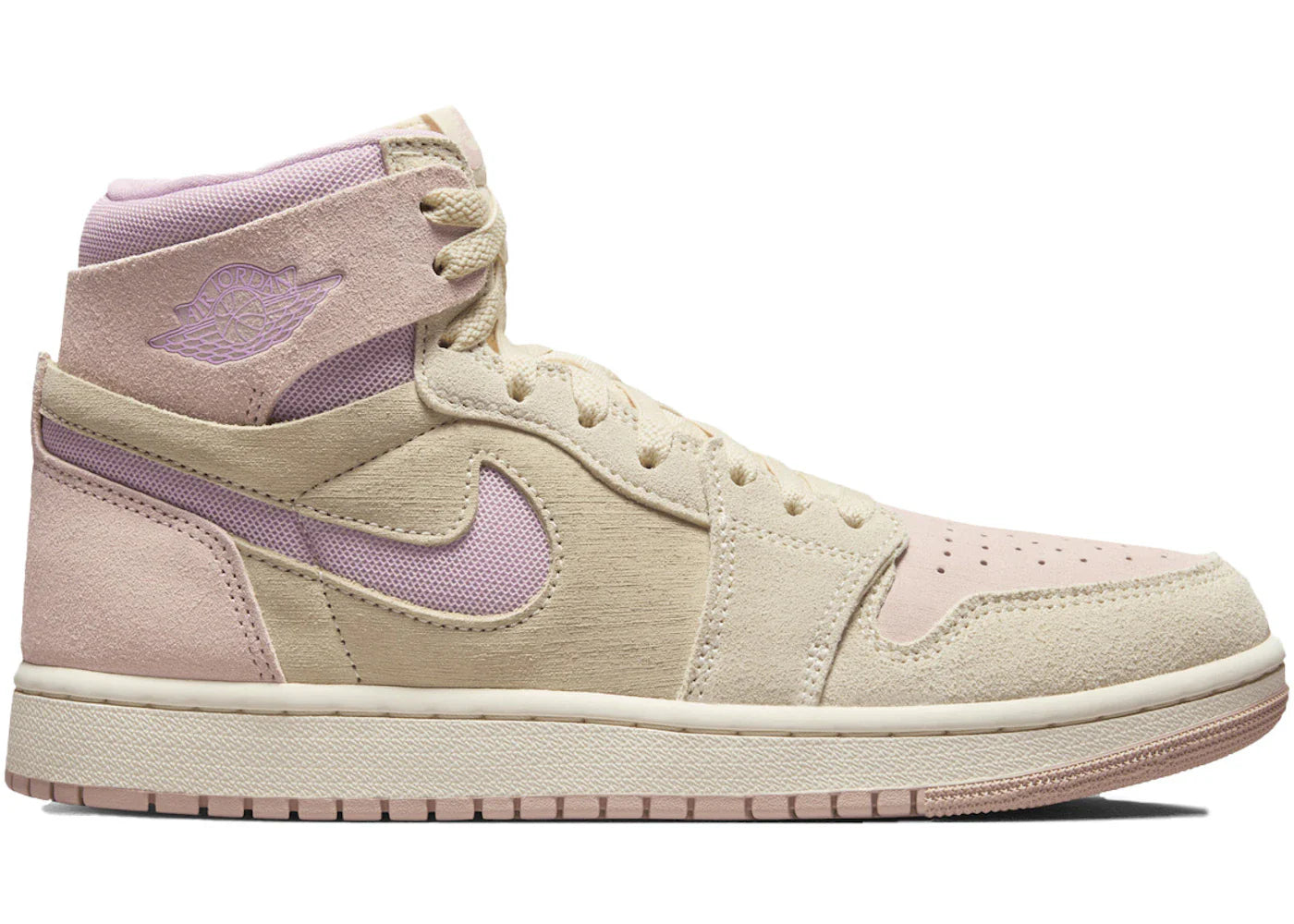 Air Jordan 1 High Zoom Air CMFT 2 Muslin Plum Chalk (Women's)