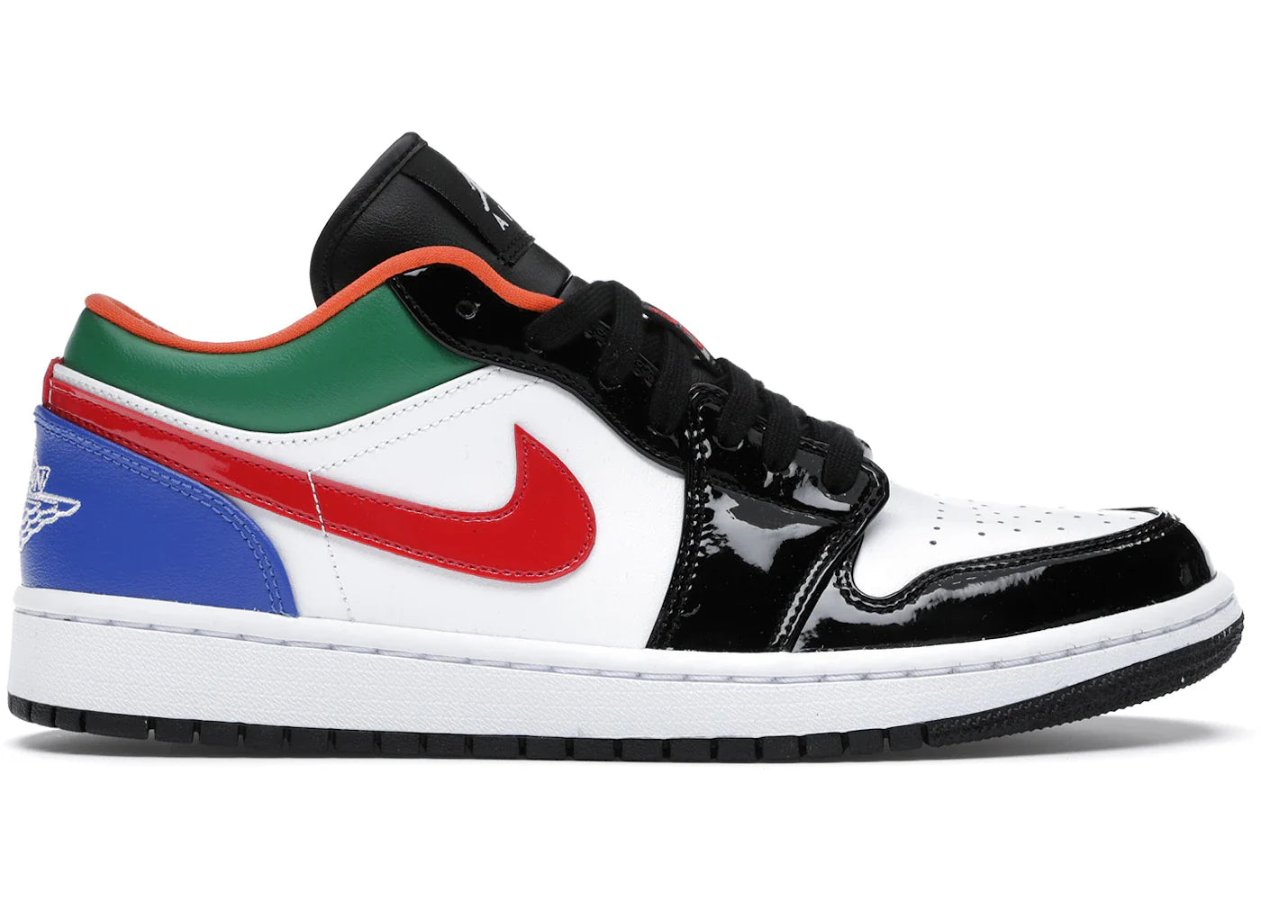 Air Jordan 1 Low Multi-Color Black Toe (Women's)