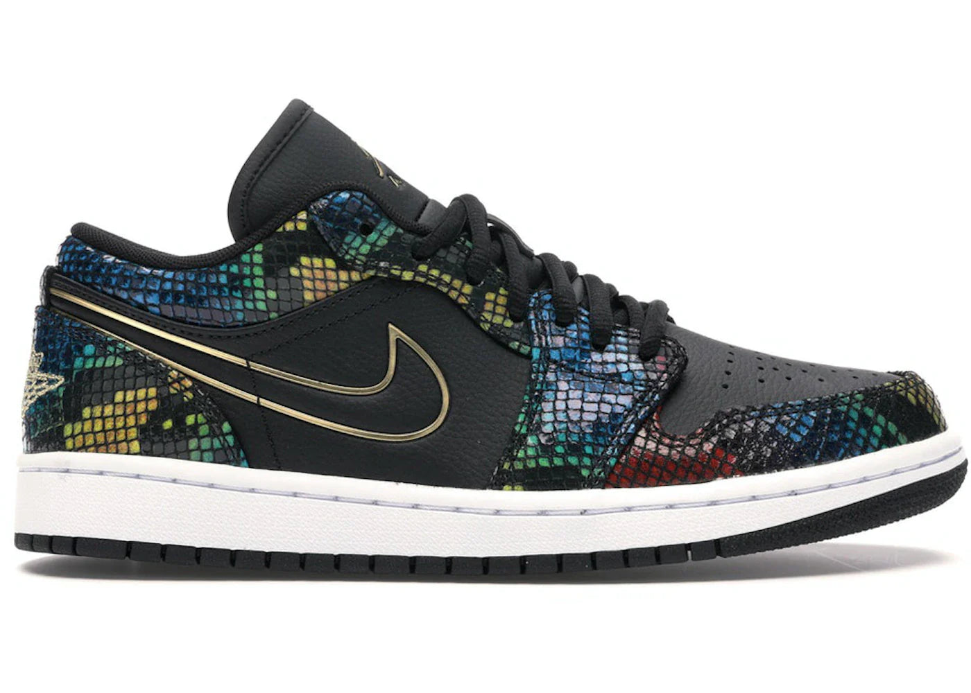 Air Jordan 1 Low Multicolor Snakeskin (2020) (Women's)